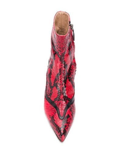 Shop Paula Cademartori Misali New Ayers Boots In T4033 High Risk Red