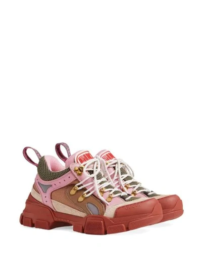 Shop Gucci Flashtrek Sneaker In Pink