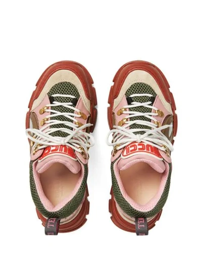 Shop Gucci Flashtrek Sneaker In Pink