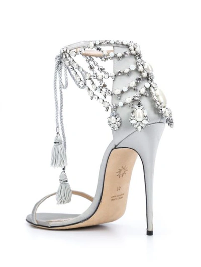 Shop Marchesa Marissa Sandals In Metallic