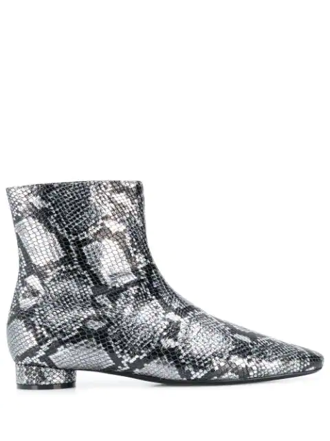 balenciaga snakeskin boots