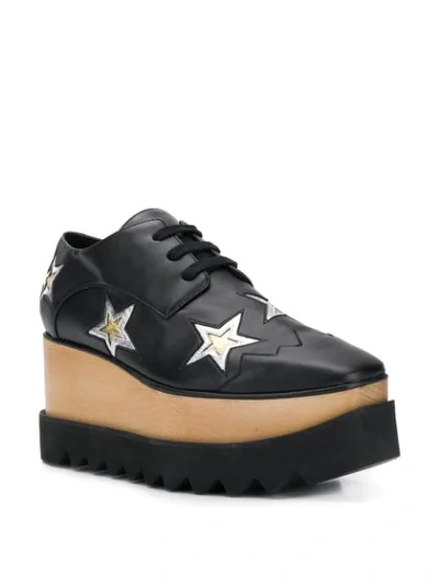 Shop Stella Mccartney Star-embellished Elyse Shoes In Black