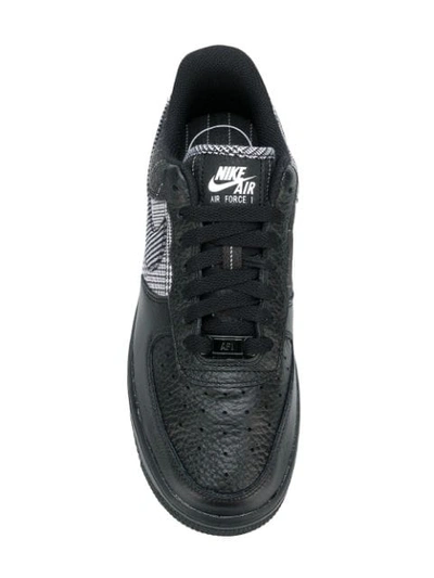 Shop Nike Air Force 1 Patchwork Sneakers - Black