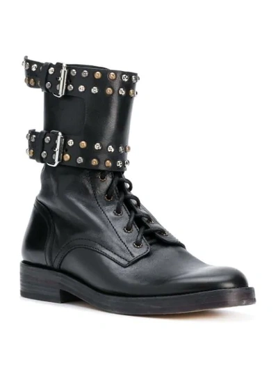 Shop Isabel Marant Teylon Ankle Boots In Black