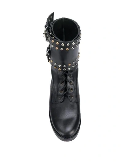Shop Isabel Marant Teylon Ankle Boots In Black