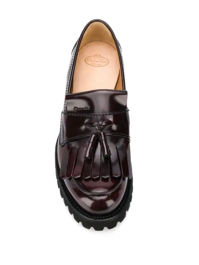 Shop Church's Ady Leather Loafers In Red