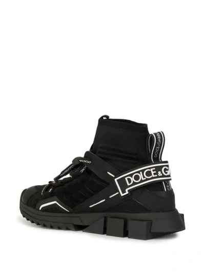 Shop Dolce & Gabbana Sorrento High-top Sneakers In Black