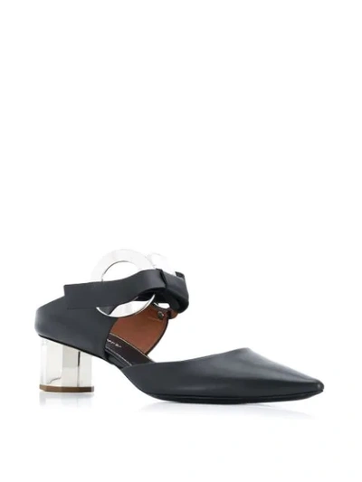 Shop Proenza Schouler Grommet Block Heel Mules In Black