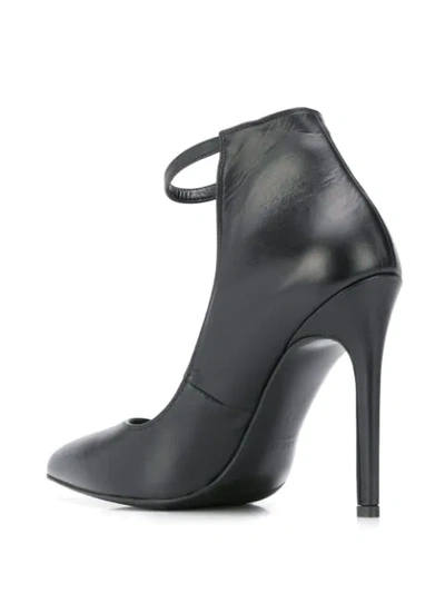 Shop Albano Ankle Strap Pumps In Black