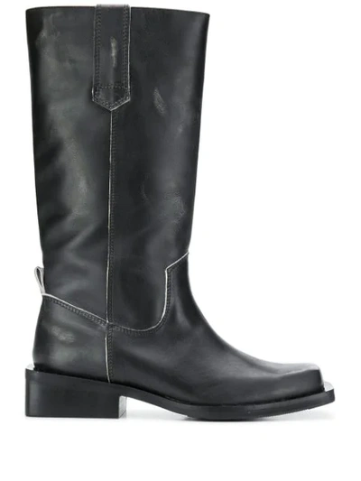 Shop Ganni Mc Boots In Black