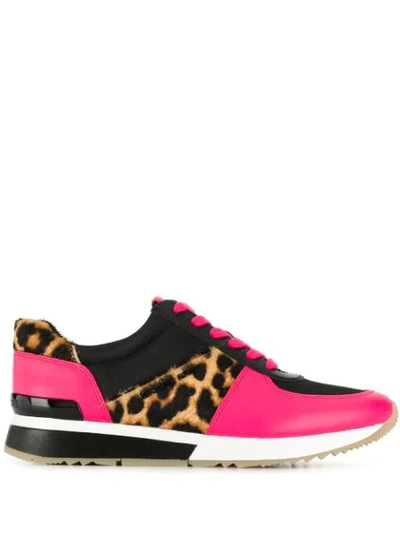 Shop Michael Michael Kors Allie Sneakers In Pink