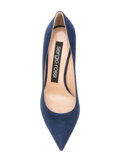 Shop Sergio Rossi Godiva Pumps In Blue