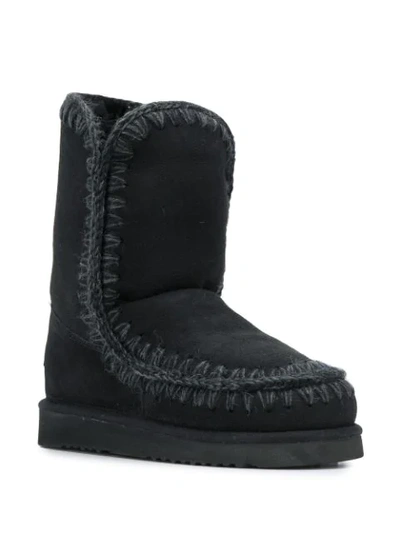 Shop Mou Eskimo Boots In Black