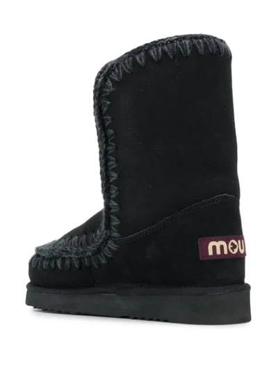 Shop Mou Eskimo Boots In Black