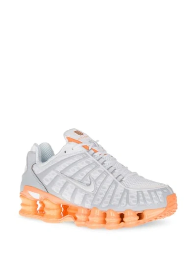 Shop Nike Shox Tl Sneakers In Grey ,orange