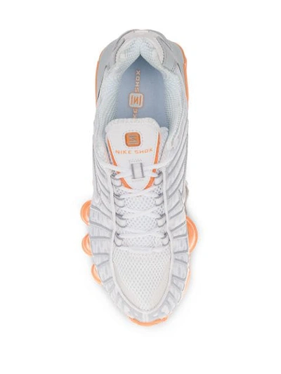Nike Shox Total Sneakers In Grey ,orange | ModeSens