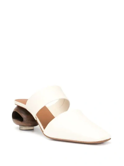 Shop Neous Euanthe Mules In White
