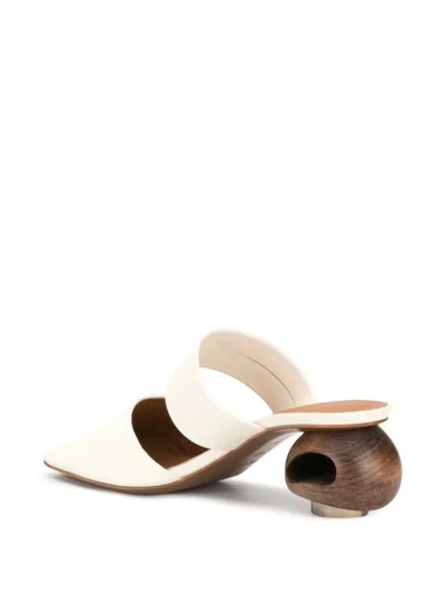 Shop Neous Euanthe Mules In White