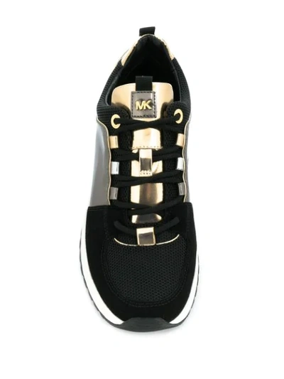 Shop Michael Michael Kors Cosmo Sneakers In 934 Black Multi