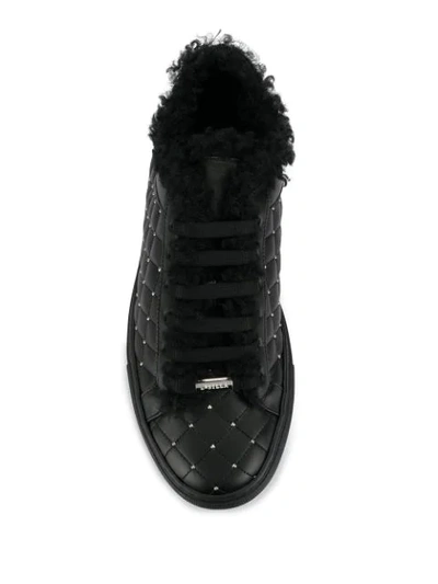 Shop Le Silla Kate Fod Sneakers In Black