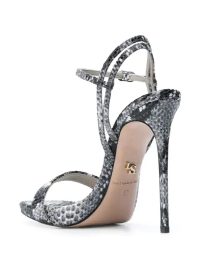 Shop Le Silla Gwen Sandals In Gray