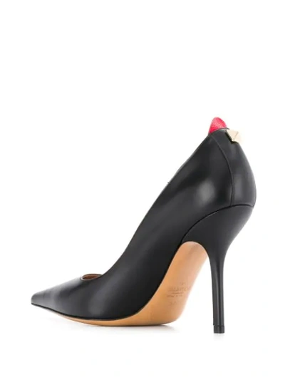 Shop Valentino Pointed Toe Pumps In Black