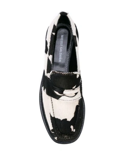 Shop Nicole Saldaã±a Jay 3.0 Loafers In Black