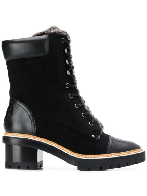 tory burch fur boots