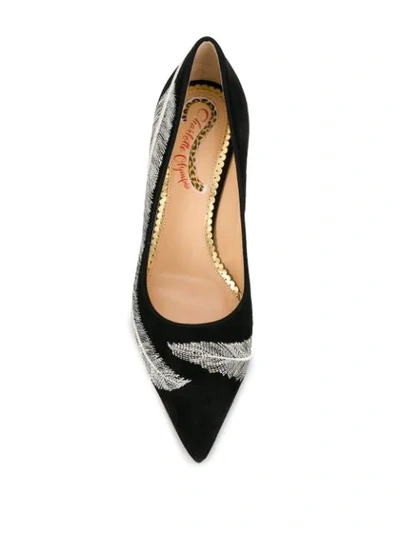 Shop Charlotte Olympia Emilia 85 Pumps In Black