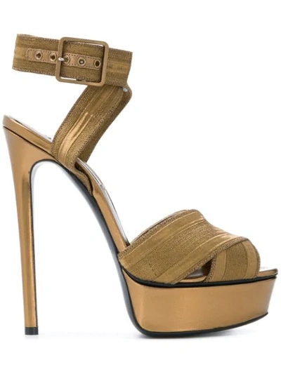 crossover strap sandals