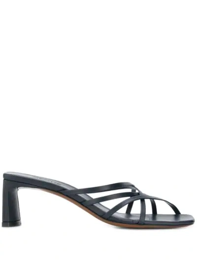 Shop Neous Strappy Sandals In Blue