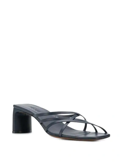 Shop Neous Strappy Sandals In Blue