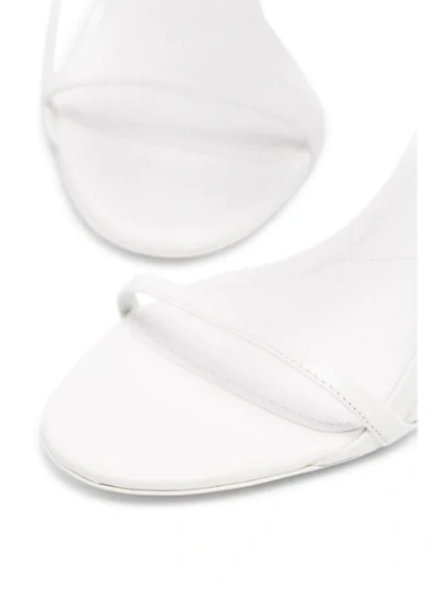Shop Prada Slingback 75mm Sandals In F0009 White
