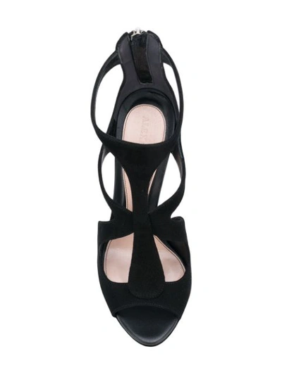 Shop Alexander Mcqueen Platform Sandals - Black