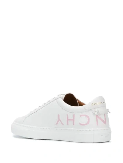 Shop Givenchy Logo Low Top Sneakers In White