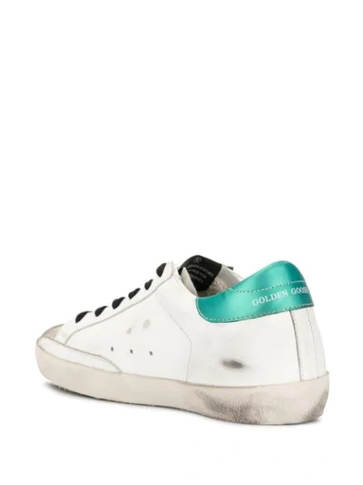 Shop Golden Goose Superstar Low-top Sneakers In White Grn