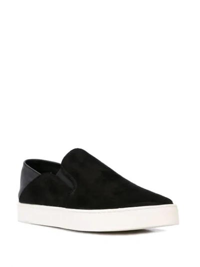 Shop Vince Platform Sole Sneakers In Black