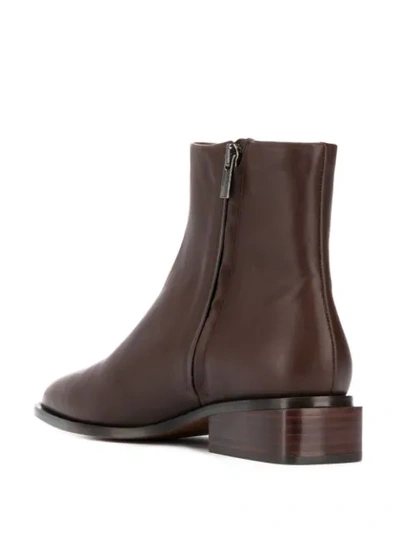 Shop Clergerie Xenon Ankle Boots In Brown