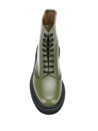 Shop Adieu X Etudes Lace-up Boots In Green