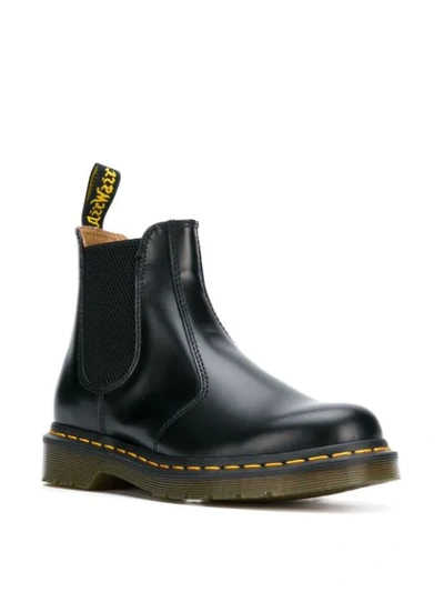 DR. MARTENS ELASTICATED SIDE PANEL BOOTS - 黑色