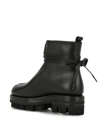 RIDGED RUBBER SOLE BOOTS