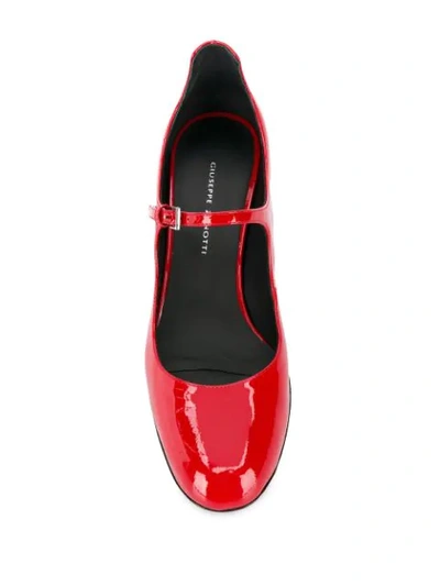 Shop Giuseppe Zanotti Contrasting Heel Pumps In Red