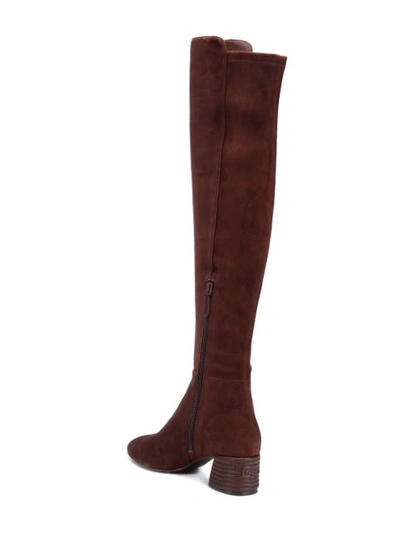 Shop Tory Burch Nina Over-the-knee Boots - Brown