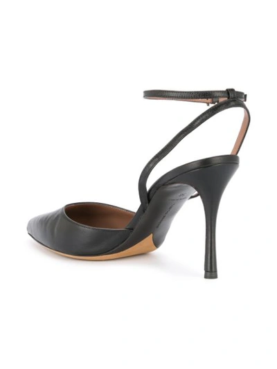 Shop Tabitha Simmons Ankle Strap Pumps In Black