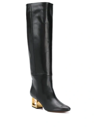GIVENCHY G HEEL BOOTS - 黑色