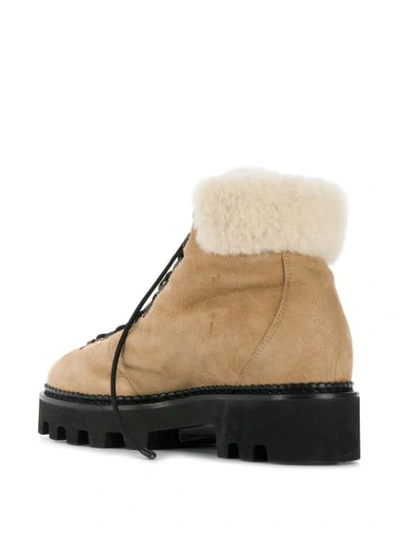 Shop Nicholas Kirkwood Delfi Hiking Boots In Neutrals