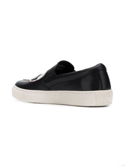 Shop Karl Lagerfeld Karlito Slip-on Sneakers In Black