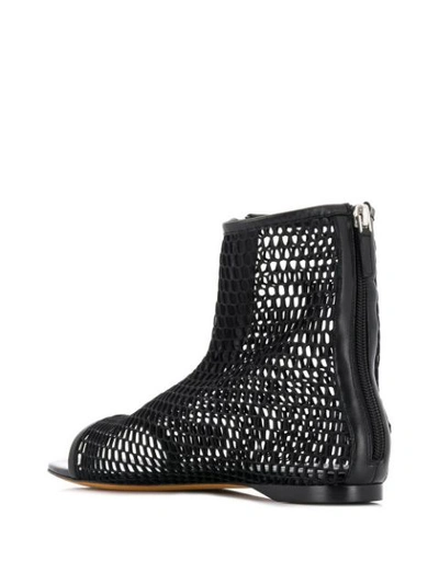 Shop Givenchy Net Boots In Black