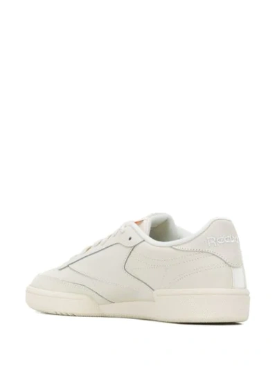 Shop Reebok Side Logo Sneakers In White