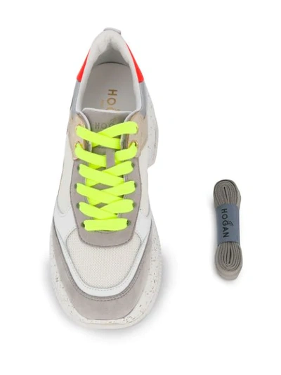Shop Hogan 'maxi Active' Sneakers In White